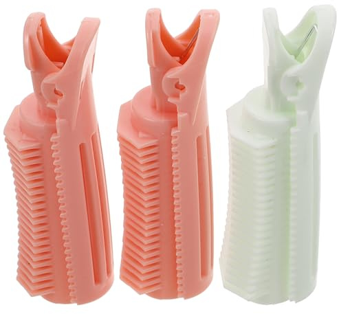 JOINPAYA Pinzas Raíz del Cabello sin Calor, 3 Unidades de Plástico para Crear Volumen y Flequillo en Cabello Largo, Accesorios para Peinados Variados