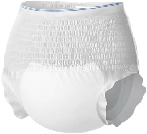 Pack of 10 Slip-On Adult Nappy Incontinence Pants Underwear, 30-38 Waist, Incontinence Pads Women and Men - High Absorbency, Comfortable Adult Nappy, Disposable Protective Overnight Nappies Diaper