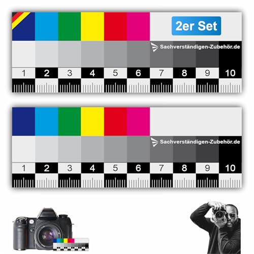 Expert Accessory Set | Color ruler | Documentation Help | practical ruler | Map photo documentation | exact colors| Vehicle appraiser