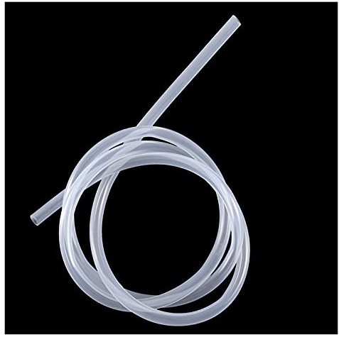 LUOSHUAI Tubo Transparente Flexible 1 Metro Transparente Silicona Cerveza Cerveza Leche Tubo Tubo Plomería Mangueras 2 3 4 5 6 7 8 10 mm de diámetro Tubo Flexible Tubo Silicona (Color : 1x2mm)
