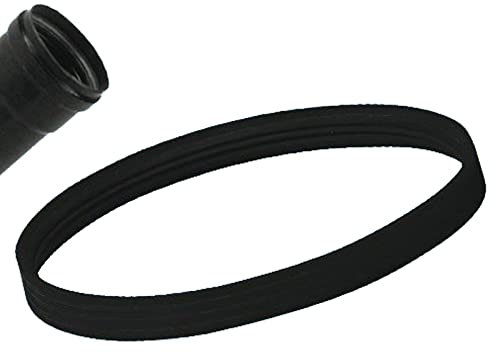 La zappa Silikondichtung Ersatz für Rauchrohr Pelletofen Rohr 2 x Ø 80 mm (1 Stück)