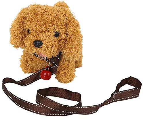 TSLBW Toy Puppy Plush Teddy Dog Toy Electronic Interactive Dog Gift for Boys and Girls Age 2 3 4 5 6 7 Years Old Plush Puppy Toy Walking Nod Barking Wagging Tail