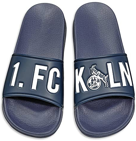 1. FC Köln Badeschlappen blau Gr. 39/40