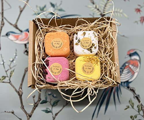 Shower Steamers UK Hand Made | Set of 4 | Shower Bombs | Aromatherapy (Mixed Set)