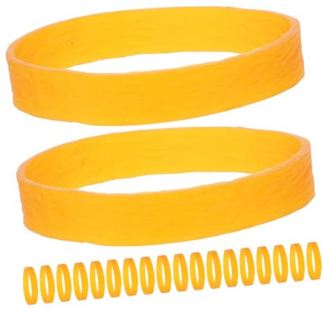 UPKOCH 20stücke Teiliges Gummi-ski-bremsband Rutschfester Snowboard-bremsbandhalter Langlebige Winter-ski-zubehör Für Einfache Zuverlässige Fixierung