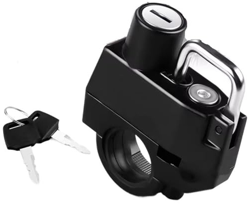Motorcycle Handlebar Lock Passar till Gilera GP800 Fuoco Nexus 500 Motorcykeltillbehör Hjälmlås Stöldskyddsskåp Låsanordning Rostskyddad