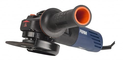 FERM Smerigliatrice Angolare Professionale 750W - Velocità A Vuoto 11000 Rpm