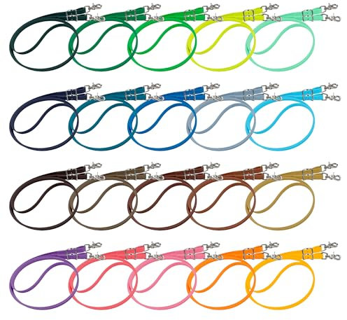 bio-leine Geschlossene Zügel für Pferde und Ponys, Pferdezügel aus BioThane® I schmutz- und wasserabweisend I 16mm breit I 2,70 Meter lang in Weiss