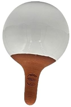 Ollas Lutton Olla Terre Cuite à Planter 40cl | Arrosage Automatique et Ecologique pour Plante d'Intérieur et d'Extérieur | Système d'Irrigation Naturel | Autonomie 3 Jours | Ollas Blanc