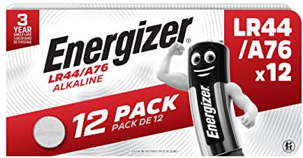 Energizer - Packung mit 12 LR44-Batterien