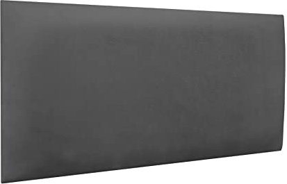 RAVIO Gepolstert Wandpaneel Rechteckige Kopfteil Wandpolster Polsterplatte Wandverkleidung Wandpolsterung 3D Wandkissen Wanddeko Polsterpaneel Größe 60x30cm (Dunkelgrau - Manila 17)
