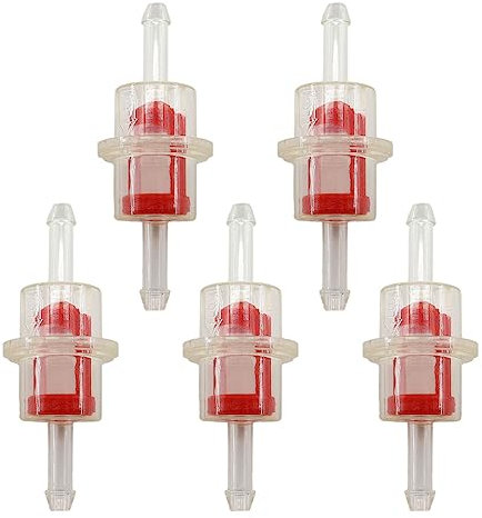 MCHNIC 5x Benzinfilter Kraftstofffilter für Motorrad 3/16 5mm Hose Arctic Cat 0109-570 0510-335 Inline Fuel Filter ATV UTV Snowmobile Schlitten Traktoren Watercraft Langlaufräder GoKarts PWC 0470-988