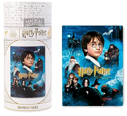 Grupo Erik Harry Potter und der Stein der Weisen Puzzle | Sammler Puzzle 500 Teile - Harry Potter 1 Geschenke Merch Fanartikel