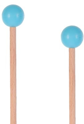 ERINGOGO 1 Paar Marimba-Hammer, Xylophon-Schlägel, Ahornstab, Tamburin für Kinder, Holztastatur, Schlaghammer, Marimba-Schlägel, Percussion-Sticks, Percussion-Stick-Set