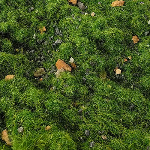 Qianly Simulation Pflanzenabdeckung 50G Miniatur für Märchengarten Zug Eisenbahn Layout, Grün