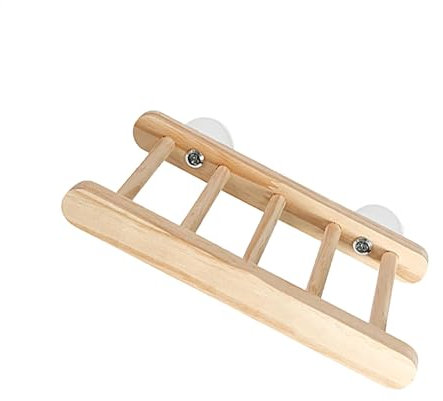 Vogelleiter aus, zusammenklappbar, für Papageien, Kletterleiter, Mehrzweck-Schnabelschleifspielzeug, Vogel zum Stehen, Ausruhen und, 1 Stück, 32,5 x 11,5 x 2,5 cm