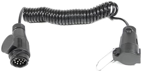 Ryme Automotive Cable Remolque 12V 13P a 7P | 4 Metros, 7x0.5mm, Conector Adaptador para Remolques, Caravana, Autocaravana