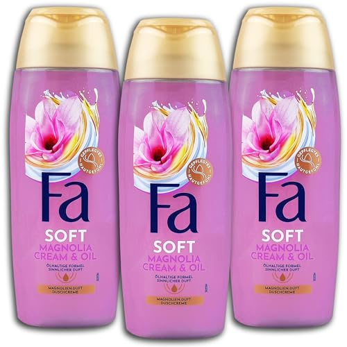 3 er Pack FA Pflegende Duschcreme Soft Magnolia Cream & Oil 3 x 250 ml