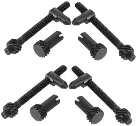 Toddmomy 4 juegos Kit de Tornillos Tensor de Cadena para Motosierra Ajuste Resistente Instalación Rápida y Fácil Repuesto para Profesional