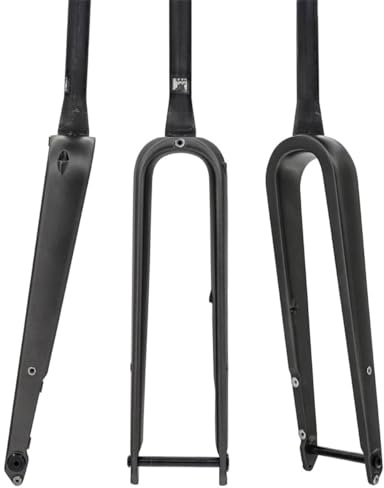 Gravel 700C in Fibra di Carbonio per Bici da Strada, Forcella Rigida, Perno Passante da 100 x 12 mm, Tubo Conico Senza Filettatura da 1-1/2, Freno a Disco Leggero