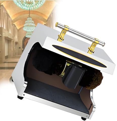 OzcNykt Cireuse à Chaussures éLectrique, Cireuse à Chaussures Automatique, Polisseuse à Induction Horizontale pour Usage Domestique, HôTelier Et Commercial OriginalColour