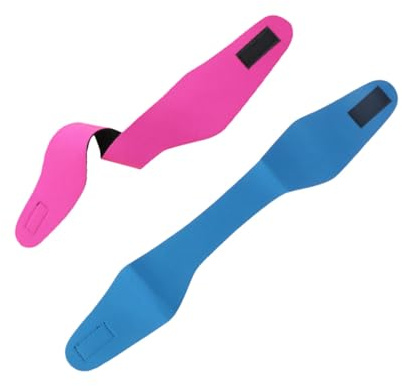 TOYANDONA 2pcs Ear Protector Band Swimming Headband for Diving Ears Protection Head Band and Rosy for Swimming and Water Sports