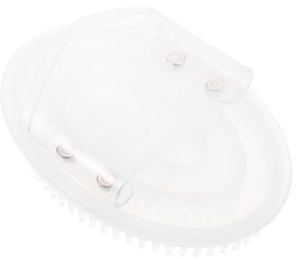 FIXOSHEE Silikon Massagebürste für Körper und Kopfhaut Tragbarer Beauty Brush mit Weichen Borsten Hautfreundlich Langlebig Multifunktional zur Schuppenentfernung und Massage bei Männern