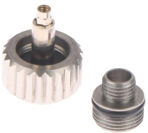 ROUHO 7mm Ersatz Uhrenkrone Wasserdicht, Sortierte Reparaturwerkzeuge Modifizierte Krone Kompatibel für Rolex SUB Datejust