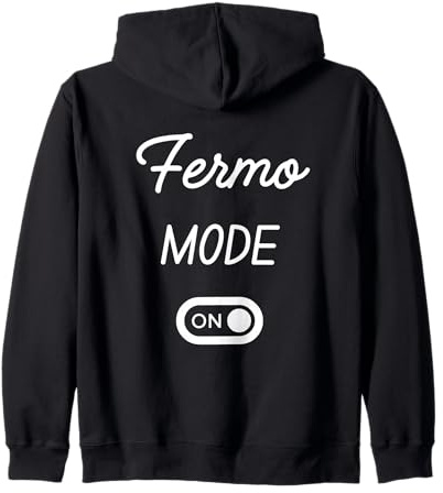 modalità Fermo Activa Nome Divertente Felpa con Cappuccio