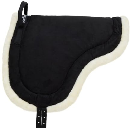 Kieffer Passion Reitkissen Fluffy PAD, schwarz/Natur - Reitpad für Einsteiger oder Kinder (Pony)
