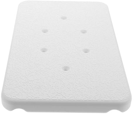 Alipis Sedile per Sedia da Doccia in Pe Bianco Compatibile Deambulatore e Sedia Comoda, Facile da Trasportare e Conservare per Uso in Bagno e Doccia