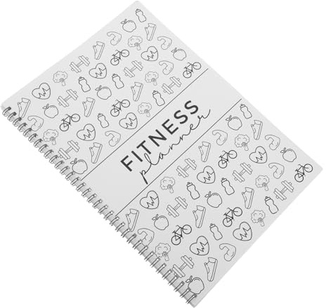 VINTORKY Fitness Workout Journal för Kvinnor X Fitness Planner med Kroppsmått Makrospårare Daglig Träningslogg och Hälsospårning för Måluppfyllelse