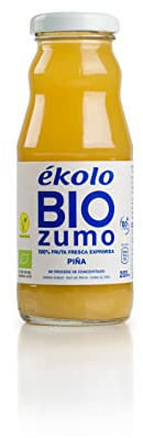 Ekolo Zumo De Piña Ecológico, 100% Exprimido, 12 Botellas * 200Ml 2400 ml