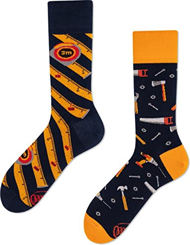 Many Mornings Unisex The Handyman Mismatched Socken