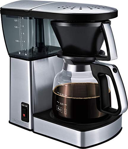 Melitta Cafetera eléctrica Excellent 4.0: preparación de café de la más alta calidad para el día a día, así como para fiestas. Negro, acero inoxidable