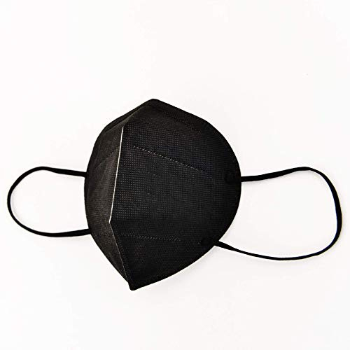 SOYES Masque Noir, FFP2 Certifiés CE, Livraison Rapide, Boîte 20 Pièces, EN149 : 2001+A1: 2009, Masques de Protection respiratoire à 5 Couches, Haute Filtration, Respirant et Sûr