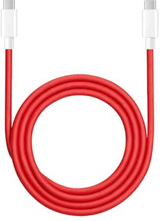 TELEFONMAX 12A Usb C Ladekabel Supervooc, Warpcharge für Oneplus 1.5M Datenkabel für Usb C zu Typ C Schnellladekabel für Oneplus 15 13 13R 12 12R 11 11R 10 10T 9 9Pro 8 8T 8Pro 7 7T Nord 5 4 3
