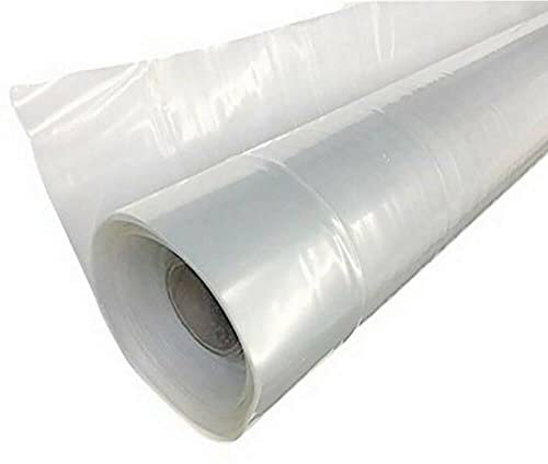 Lioaeust Película transparente para invernadero, película de plástico flexible para invernadero, para horticultura, jardinería, agricultura, dureza superior (2 m x 10 m)