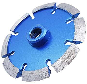 4 1/2 Inch 0.375 Width 5/8-11 Arbor Crack Chaser Blade, Diamond Mortar Removal Blade for Concrete 4.5, Mortar Removing Tuckpointing Blade (4.5 x 0.375)