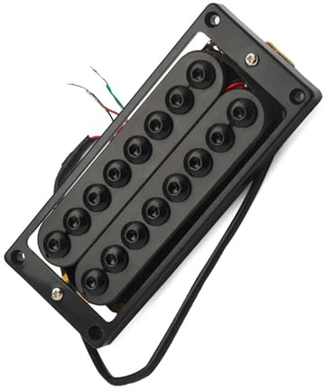 Verstellbarer Pole Piece 8-saitiger E-Gitarren-Humbucker-Hals-Tonabnehmer mit Rahmen Tonabnehmer Set