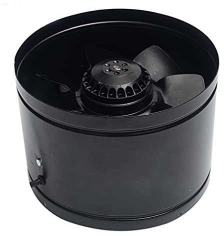 SaryEdge Ventilatore per Condotto in Linea da 8 Pollici Ventilatore per Tubo Metallico Ventilatore di Scarico Mini estrattore Bagno WC Ventilatore a Parete Accesso per Ventola per Condotto