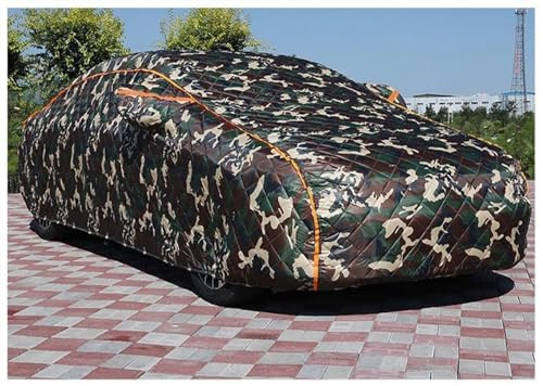 Vollgarage Autoplane Anti-Hagel-Autoabdeckung, Wasserdichte Abdeckungen, Außenzubehör, Auto-Vollaußenabdeckung, Windschutzscheibe, Karosserie, Markise, Regen, Universell Für SUV-Limousine(A,XXL)