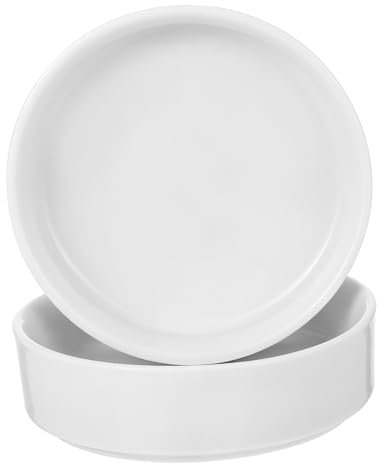 KITANDOVE 2pcs Round Ceramic Plant Tray Minimalist Pot Saucers for Water Drainage Decorative Plant Pot Dishes for Use Versatile Gardening Accessories