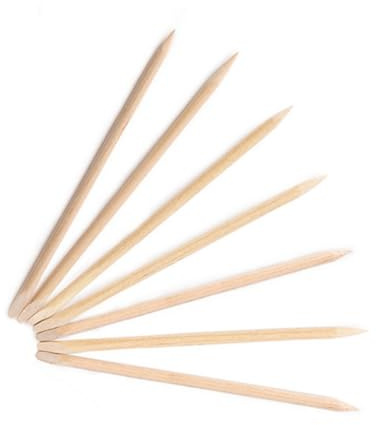 FOMIYES 100pezzi Bastoncini d Arancio per Manicure Spingi Cuticole per Unghie Strumenti per Pulizia e Levigatura Adatti per Uso Domestico e Professionale