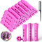 Xerteam 30 Stück Dauerwellen Wickler, Mittelgroße Lockenwickler Dauerwelle Set mit Elastischen Gummiband, Dauerwellwickler Hair Rollers Geeignet für Verschieden Haartypen, Dauerwelle Selber Machen