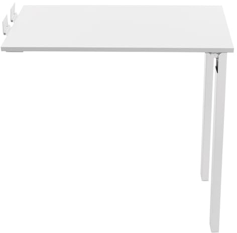 Dettchan Weiß Klapptisch, Klappbarer Esstisch Wandmontierter, für Esszimmer Schlafzimmer Wohnzimmer Arbeitszimmer 75 * 40 * 74cm