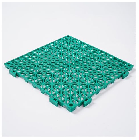 Fallschutzmatten outdoor drainage mat Mehrere Farben duschmatte Badezimmer, temporäre Lagerräume(Green,48pieces)