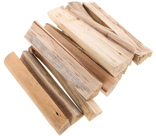 jojofuny 10 Pièces Bois de Chauffage Séché Au Four Bois Dur à Faible Humidité pour Feu de Camp Four à Pizza Cheminée et Brasero Extérieur