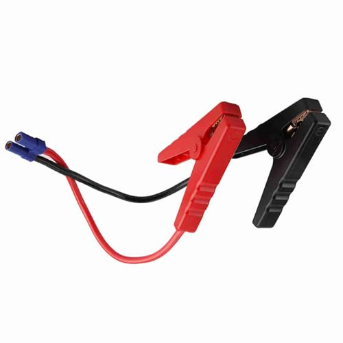 aqxreight Car Battery Clip EC5 Plug Connector 12V Emergency Jump Starter Test Lead Clamp for Power Supply Ignition