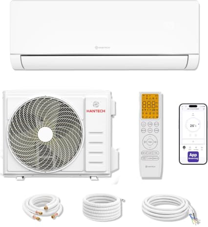 HANTECH A+++ Split Klimaanlage 12000 BTU H-PLUS energiesparender und umweltschonender Betrieb für ganzjährig angenehme Temperaturen, Smart Home kompatibel